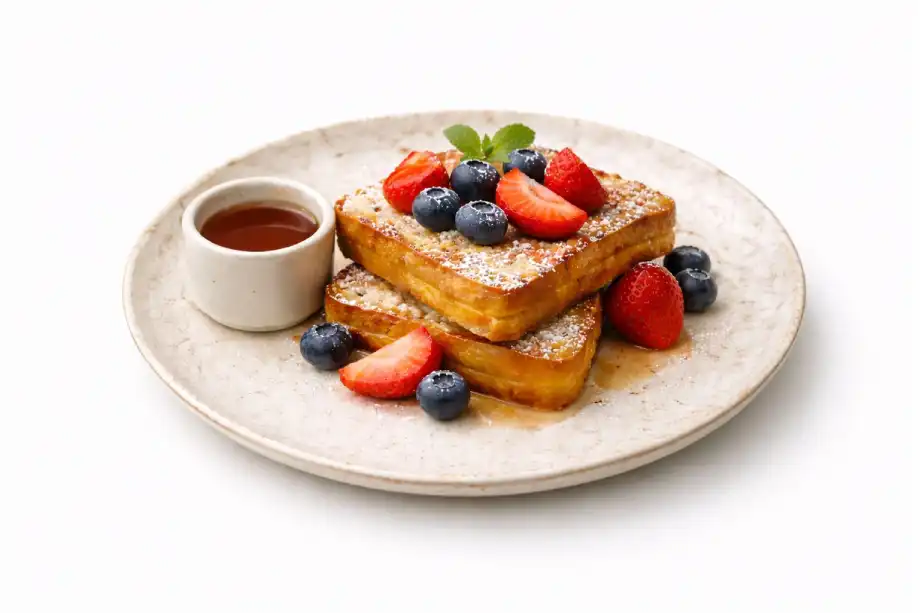 فرنش توست بالتوت الطازج والعسل