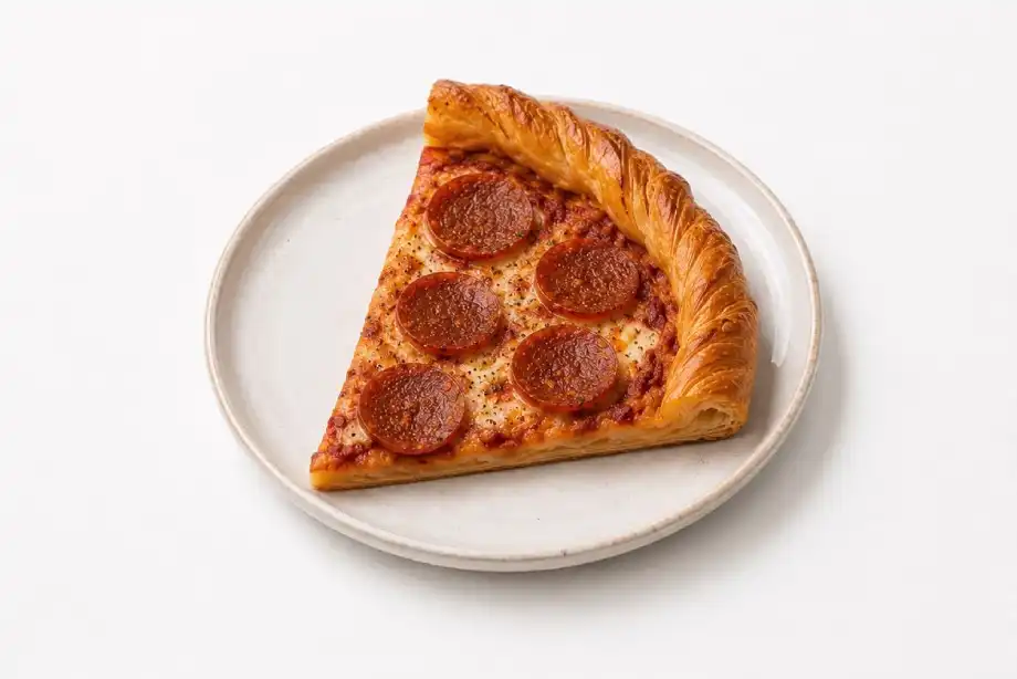 Croissant Pizza (slice) – Salami