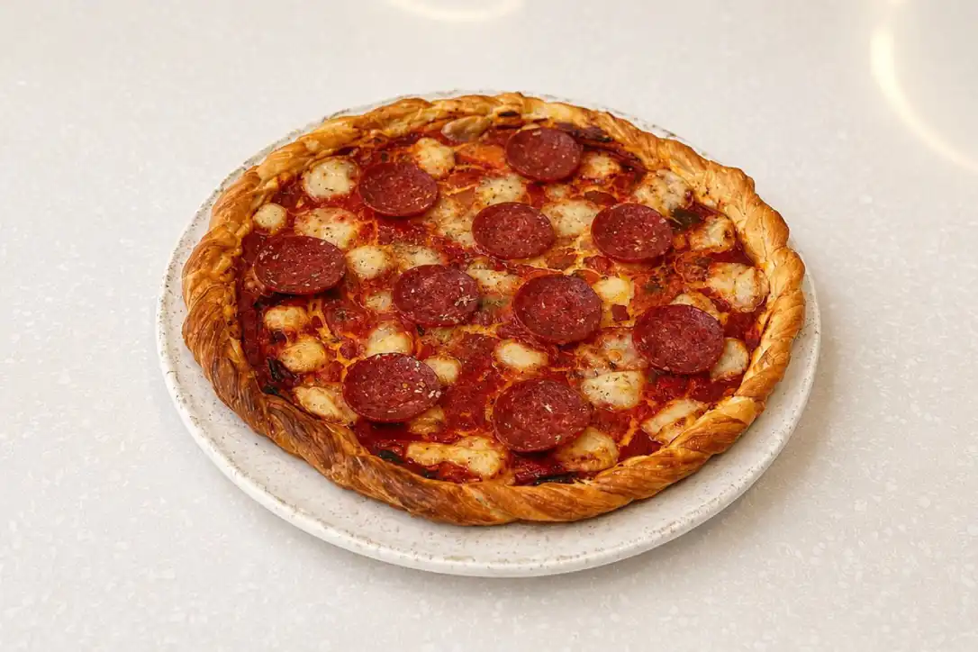 Croissant Pizza Salami
