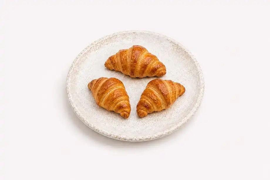 3 mini croissants